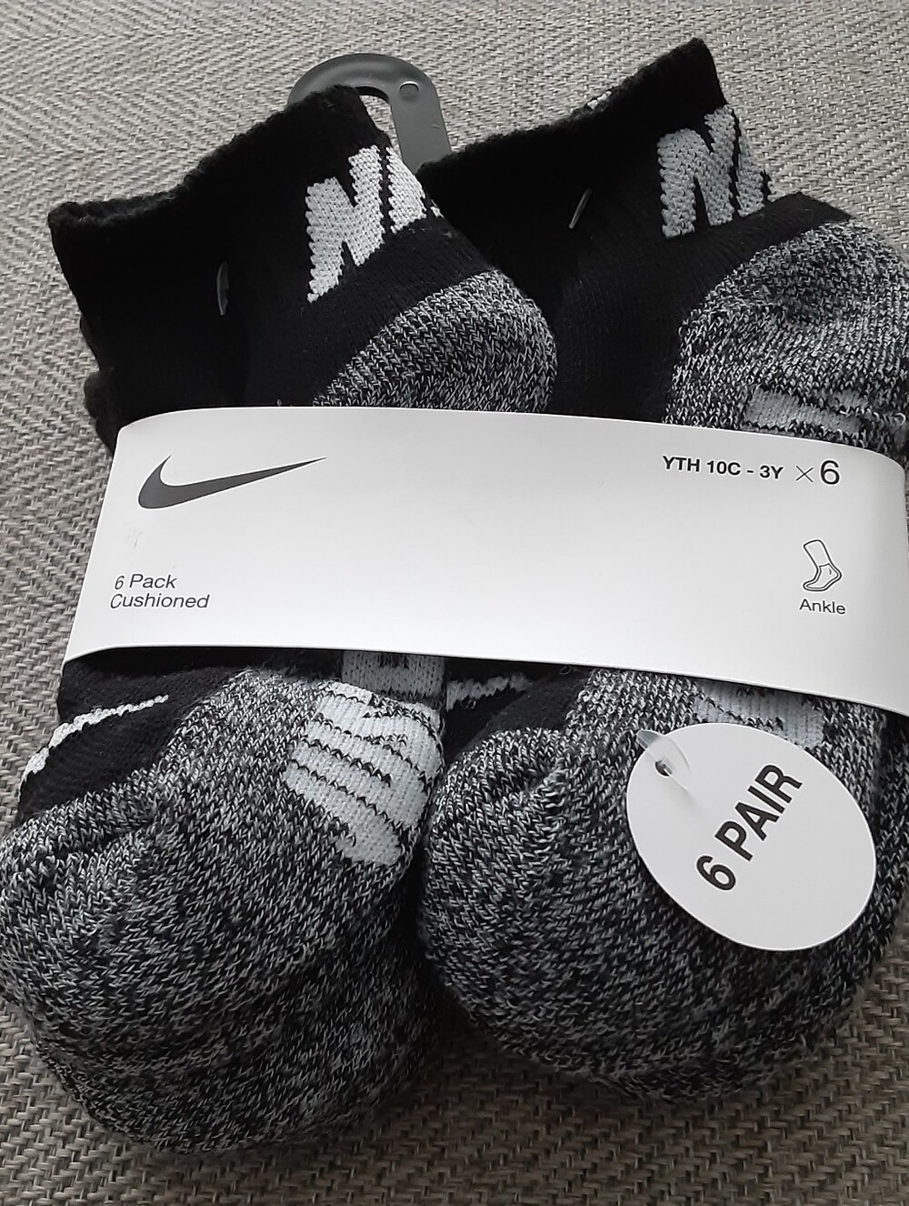 Nike Ankle Kids Socks ( 6pk  )